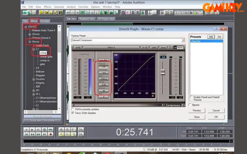 cách chèn nhạc vào Adobe Audition