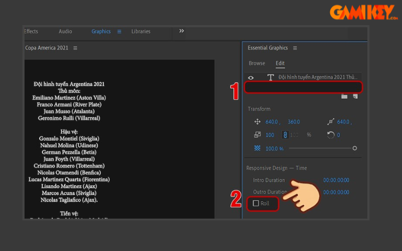 cách làm chữ chạy trên Adobe Premiere