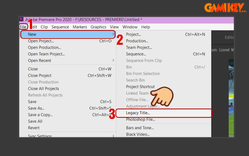 cách làm chữ chạy trên Adobe Premiere