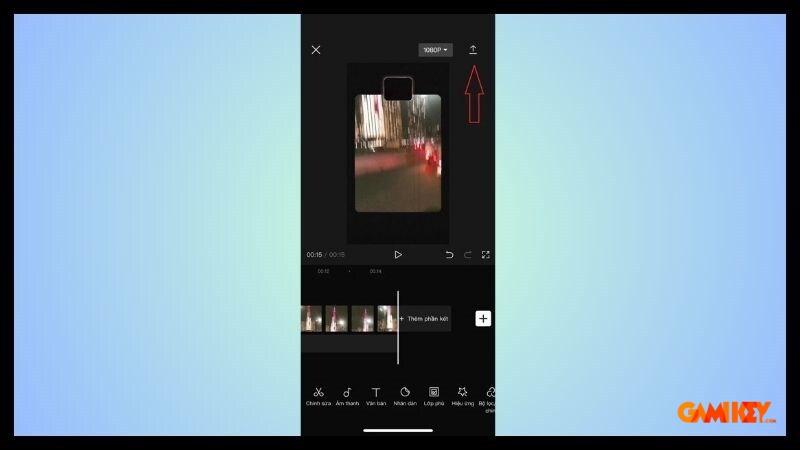 cách lưu video capcut không có logo