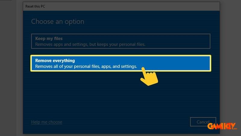 Cách Reset Windows 10
