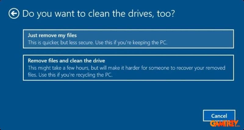 Cách Reset Windows 10