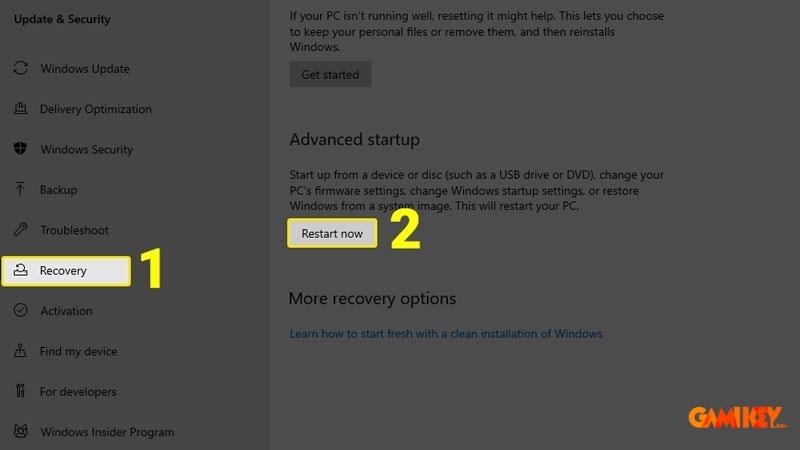 Cách Reset Windows 10