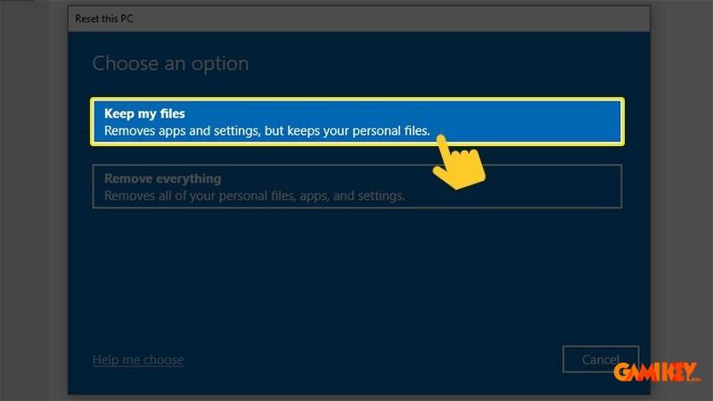 Cách Reset Windows 10