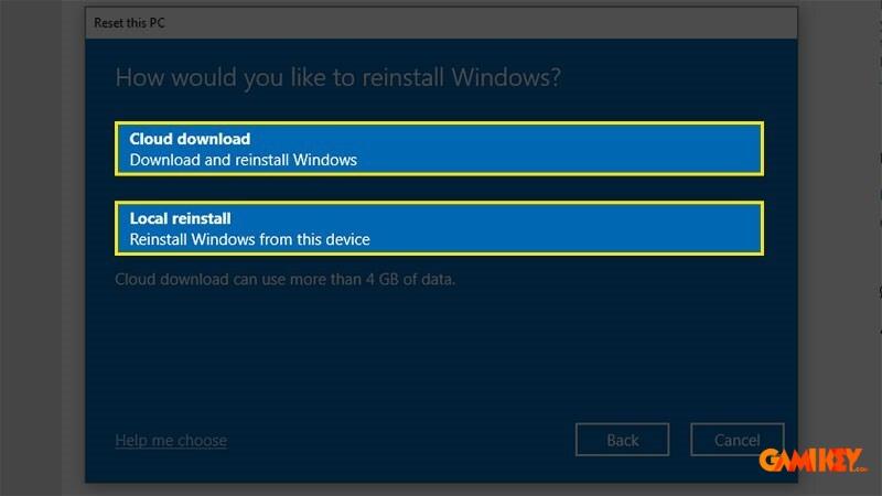 Cách Reset Windows 10