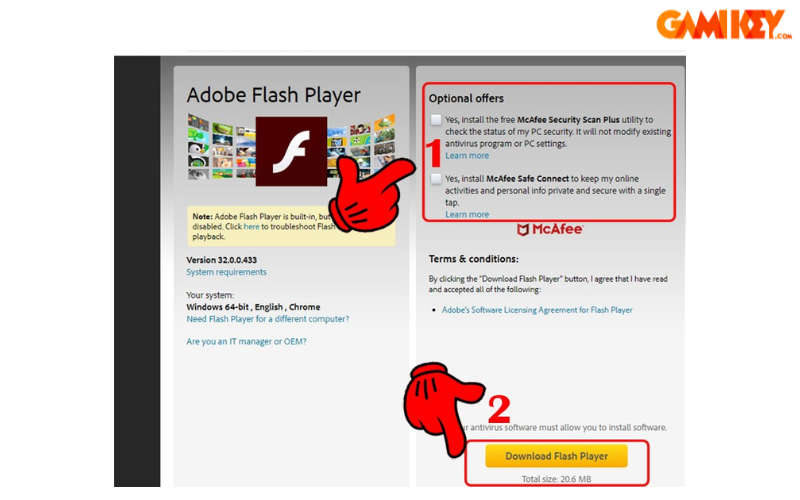 cách tải adobe flash player mới nhất
