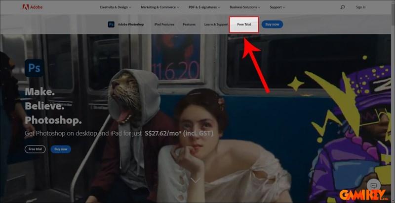 cách tải adobe photoshop miễn phí