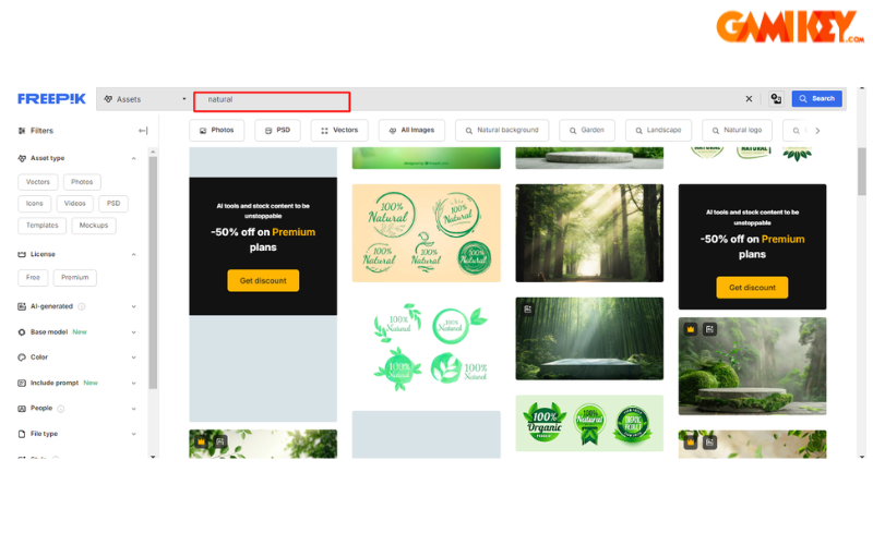 cách tải Premium trên Freepik