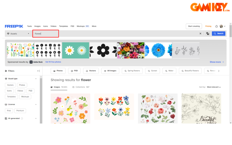 cách tải Premium trên Freepik