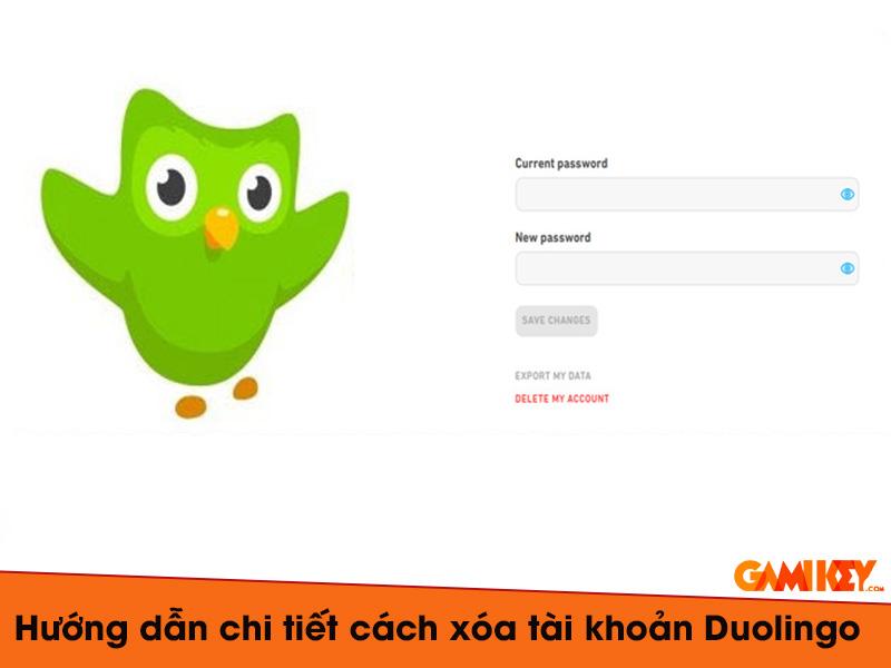 cách xóa tài khoản duolingo