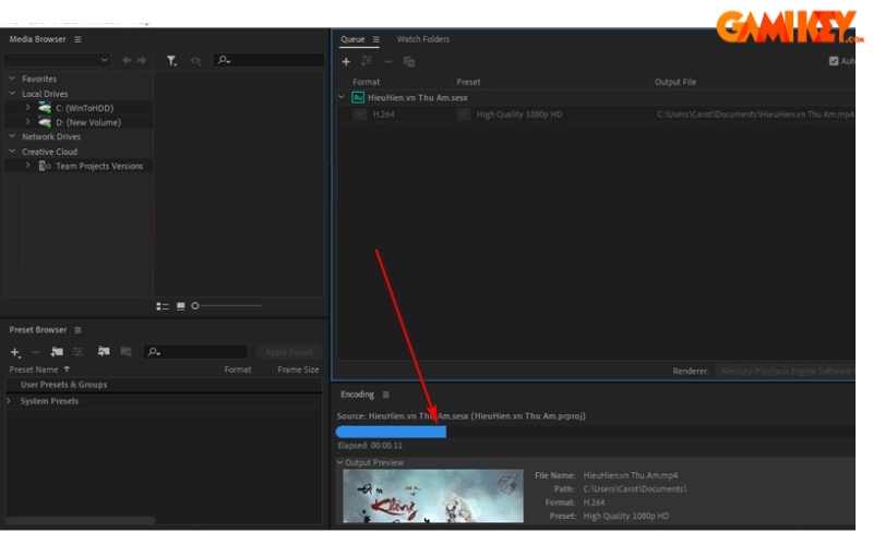 cách xuất file trong Adobe Audition
