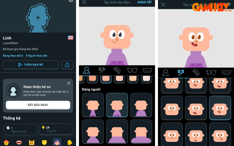 cách đổi ảnh đại diện trên duolingo