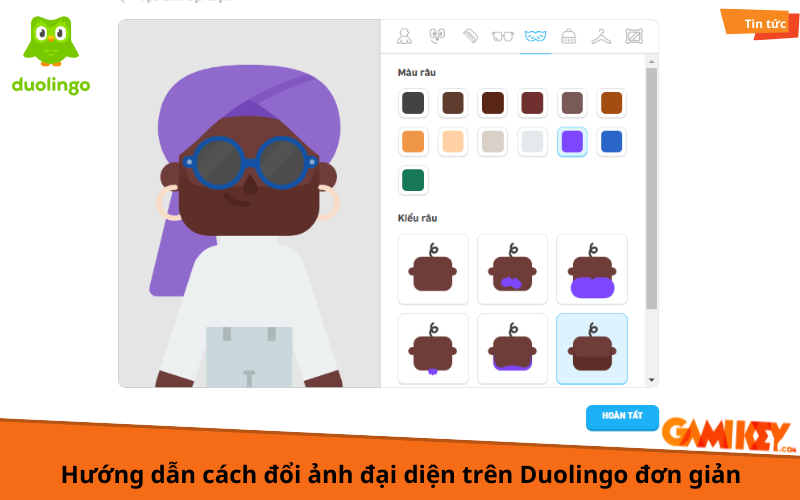 cách đổi ảnh đại diện trên duolingo