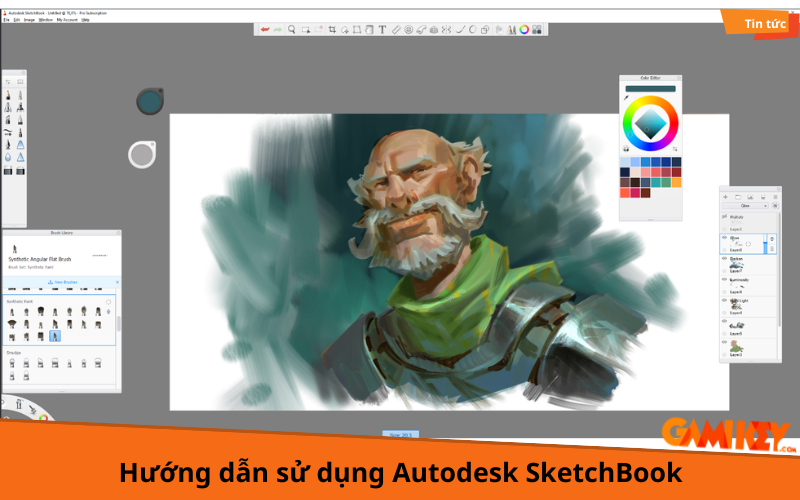 Hướng dẫn sử dụng Autodesk SketchBook