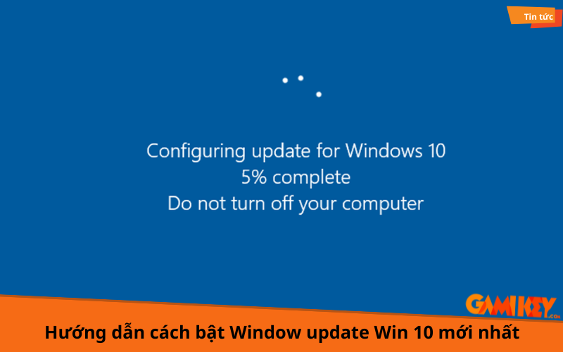 cách bật window update