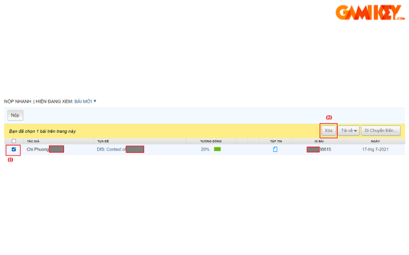 cách nộp bài trên turnitin