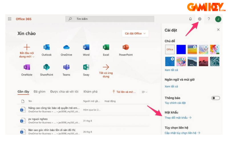 cách sử dụng office 365