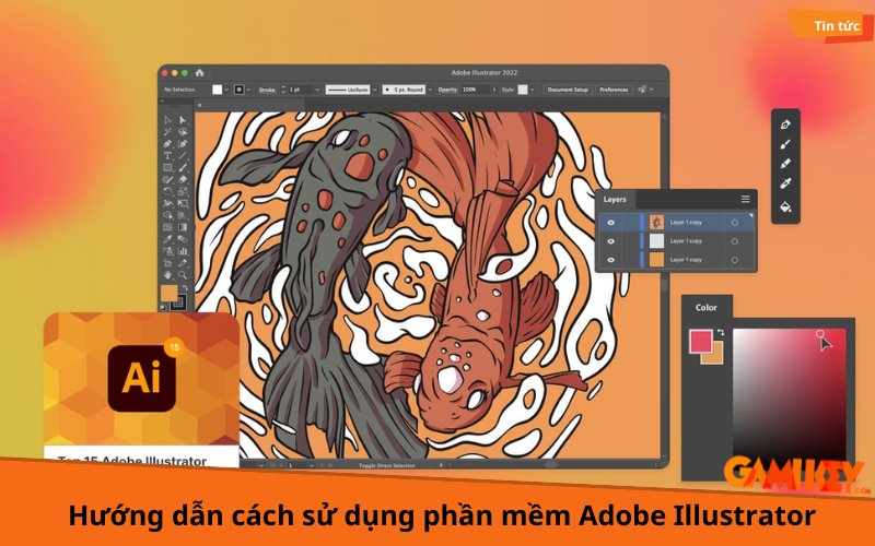 cách sử dụng phần mềm Adobe Illustrator