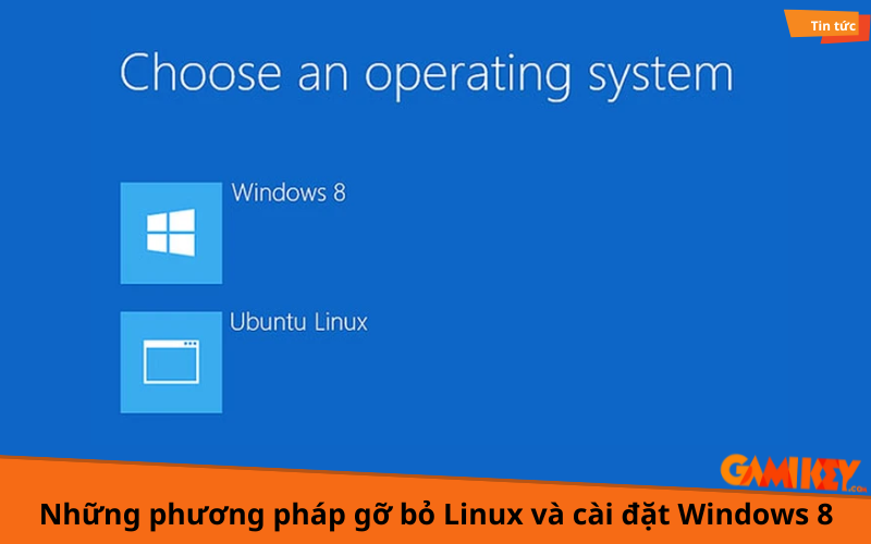 gỡ bỏ Linux và cài đặt Windows