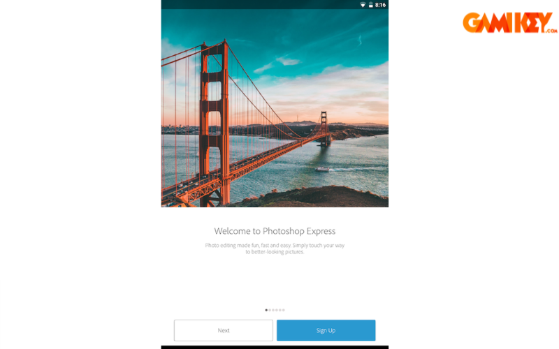 cách dùng adobe photoshop express