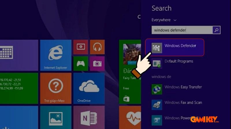Cách tắt windows defender win 8.1