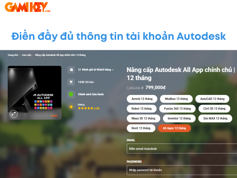 Nâng cấp Autodesk All App