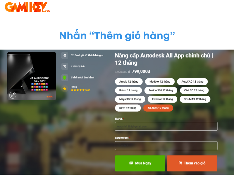 Nâng cấp Autodesk All App