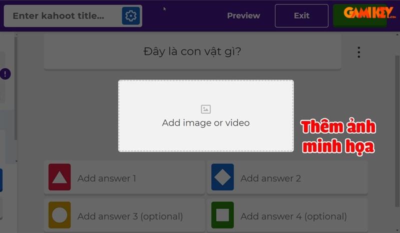 Cách tạo game trên Kahoot
