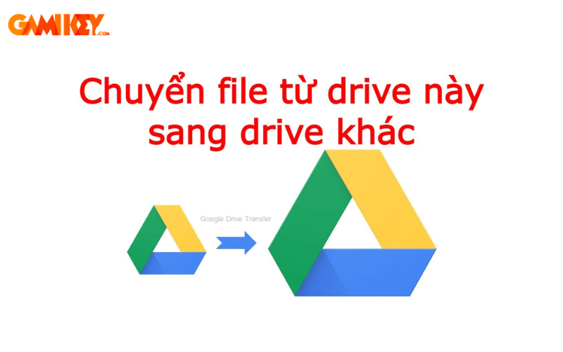 chuyển dữ liệu từ google drive sang drive khác