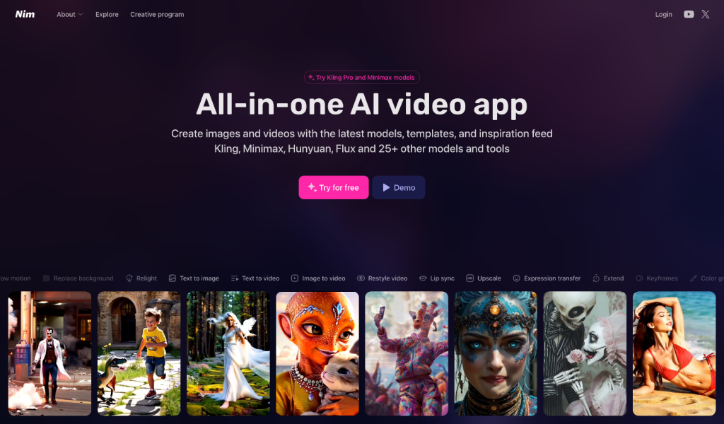 Mua tài khoản Nim AI video