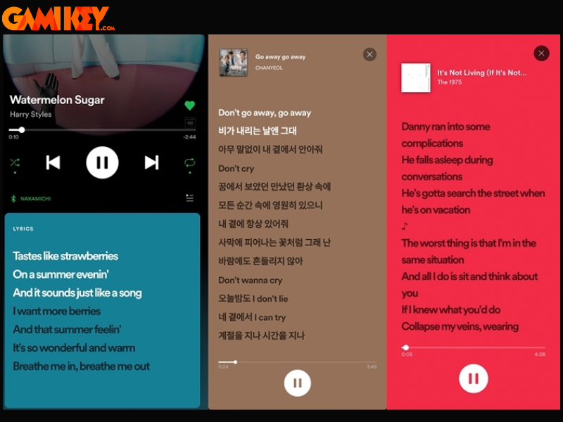 Spotify không hiện lời bài hát