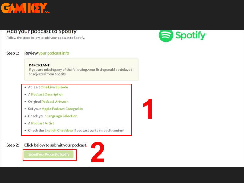 cách đăng podcast trên spotify