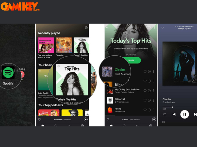 cách hẹn giờ tắt nhạc trên Spotify