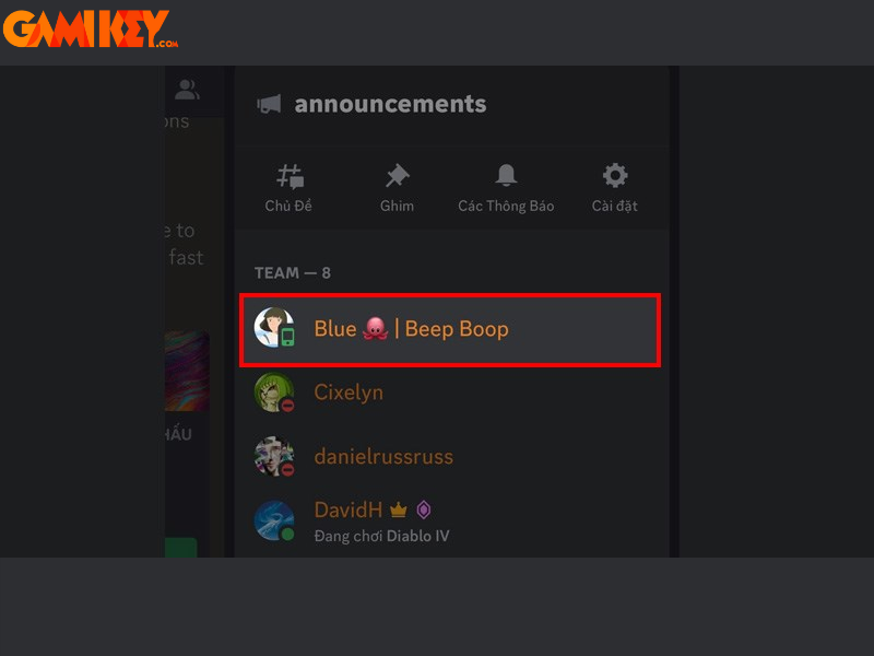 cách kết bạn trên Discord