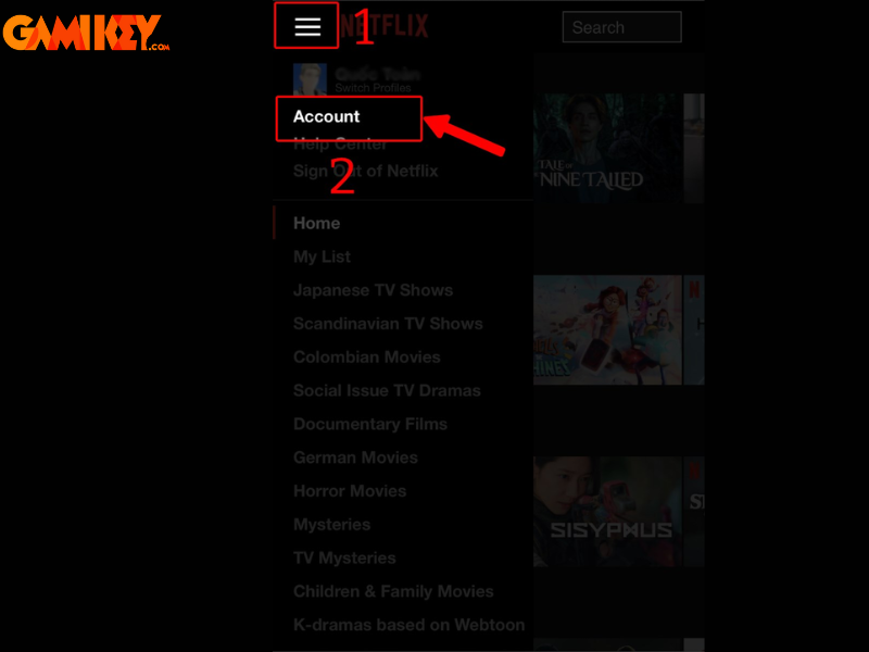 đổi ngôn ngữ netflix