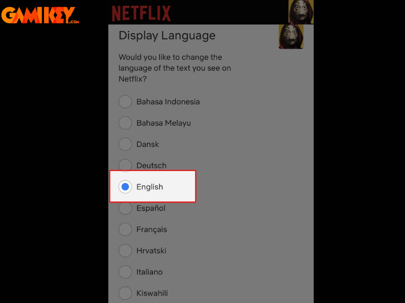 đổi ngôn ngữ netflix