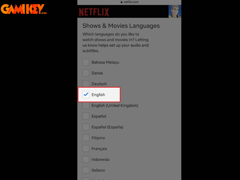 đổi ngôn ngữ netflix