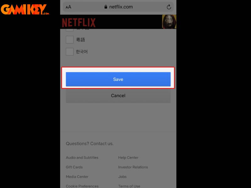 đổi ngôn ngữ netflix