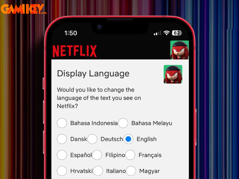 đổi ngôn ngữ netflix
