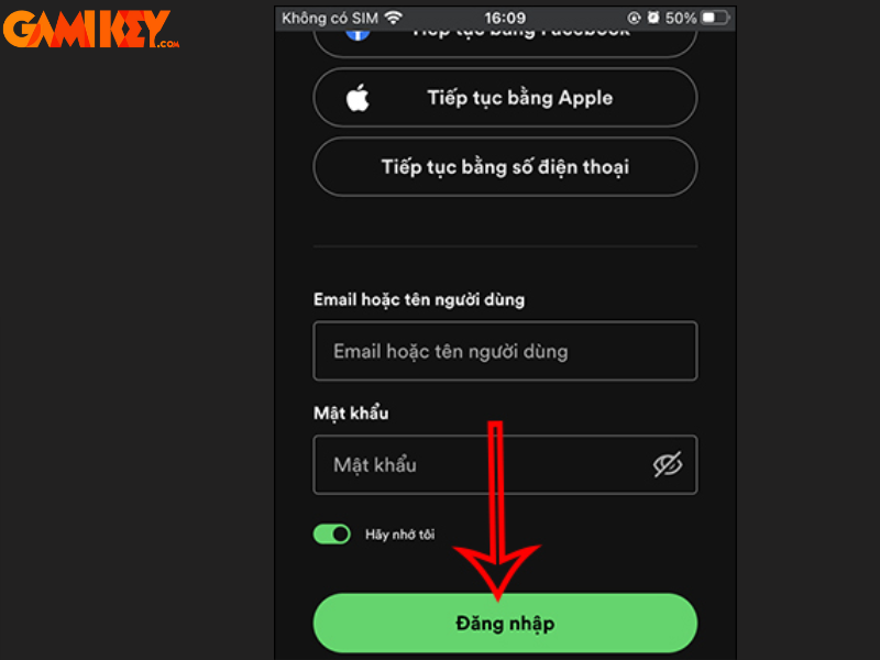 đổi pass Spotify