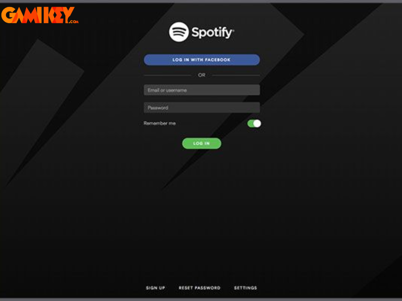 không đăng nhập được Spotify
