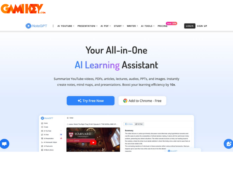 AI tạo Flashcard
