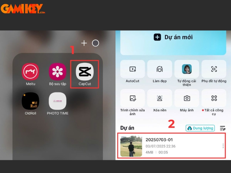 cách giảm Opacity trong Capcut