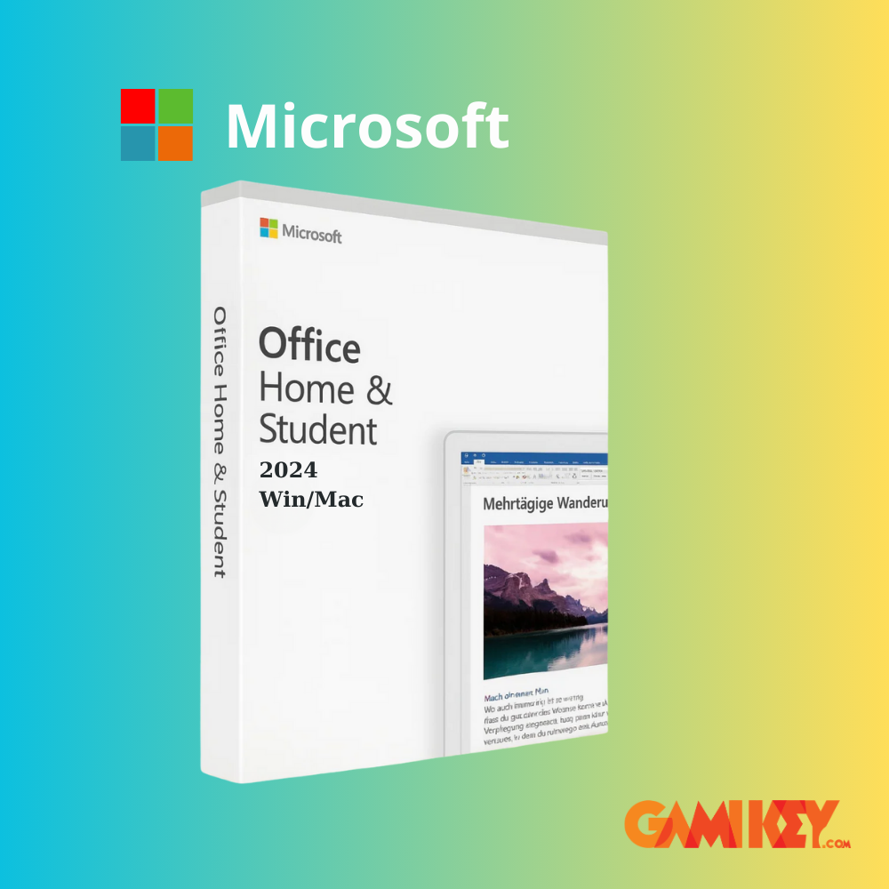 Microsoft Office Home and Student 2024 for Windows and Mac