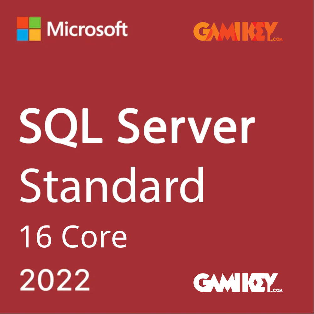 SQL Server 2022 Standard 16 Core Fully New Key