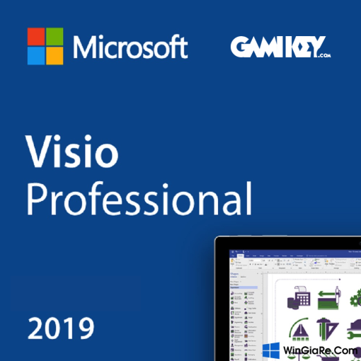 Visio Professional 2019 Multiple Activation Key 500 User