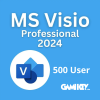 Visio Professional 2024 Multiple Activation Key 500 User