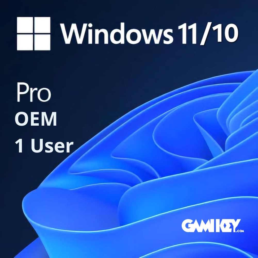 Windows 11 10 Professional OEM 1 User Online