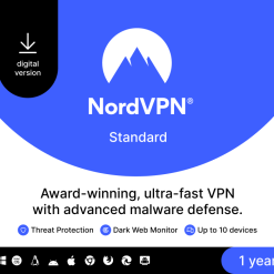 Key Kích Hoạt NordVPN Standard CA (1 Năm / 10 Thiết Bị)