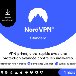 Key Kích Hoạt NordVPN Standard FR 1 Tháng / 10 Thiết Bị